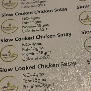 SLOW COOKED CHICKEN SATAY