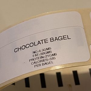 CHOCOLATE BAGEL