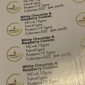 WHITE CHOCOLATE AND RASPBERRY COOKIES