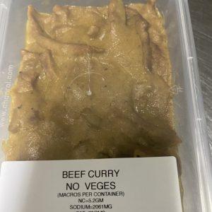 BEEF CURRY ( MEAT ONLY)
