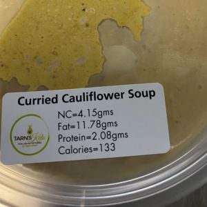 CURRIED CAULIFLOWER SOUP
